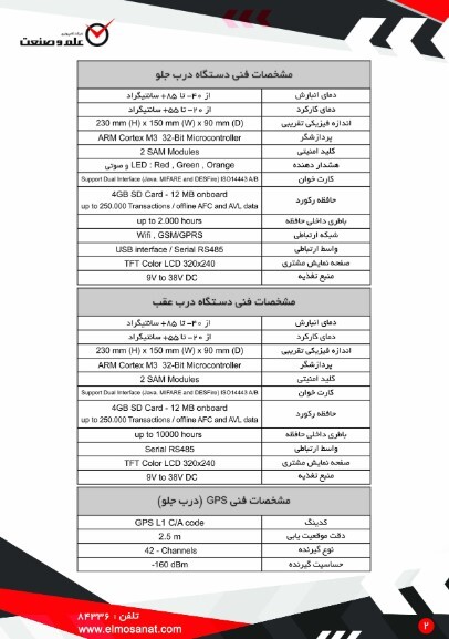  کاتالوگ سیستم اتوبوسرانی 